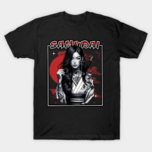 Elegant Samurai Beauty T-Shirt